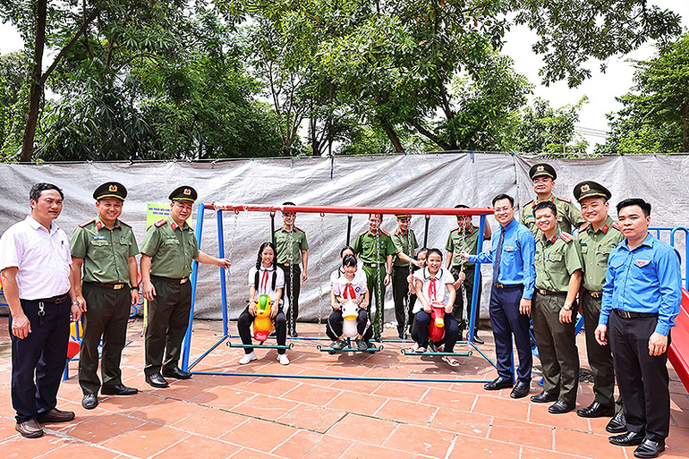 Các hạng mục mới khánh thành tại công trình "Sân chơi thiếu nhi".