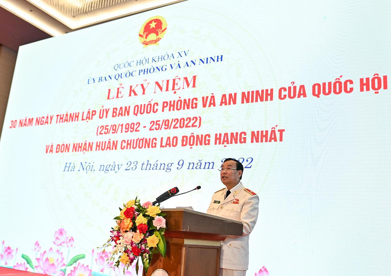 [Ảnh] Chủ tịch nước, Chủ tịch Quốc hội dự Lễ kỷ niệm 30 năm ngày thành lập Ủy ban Quốc phòng và An ninh ảnh 5