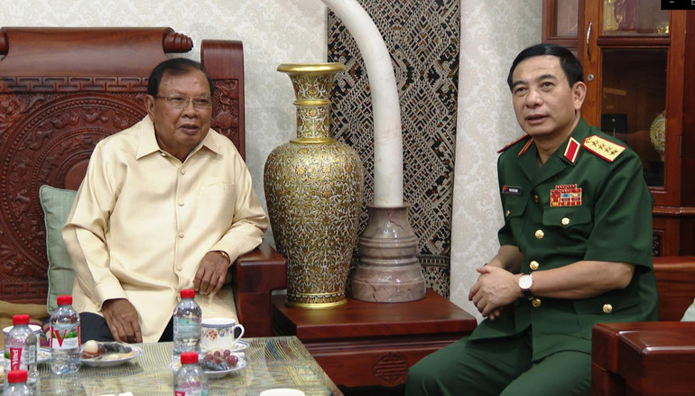 Đồng chí Bounnhang Vorachith mong quan hệ hữu nghị vĩ đại, đoàn kết đặc biệt, hợp tác toàn diện Lào-Việt Nam ngày càng phát triển.