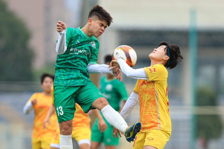 Đội U15 nam Phù Đổng có thể trạng khá tốt. (Ảnh: VFF)