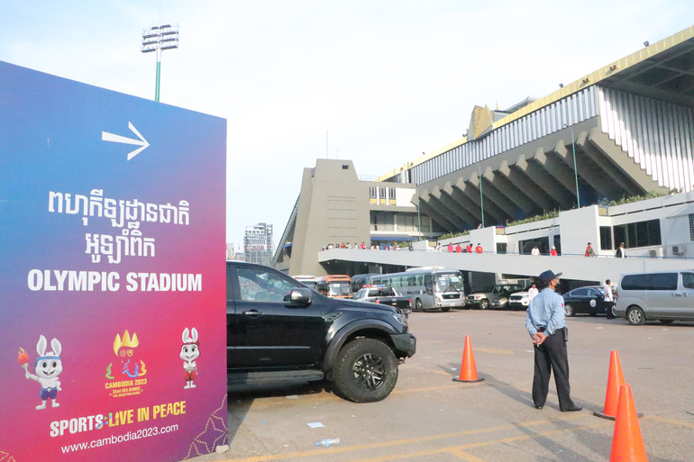 Sân vận động Quốc gia Olympic là nơi diễn ra trận bán kết giữa U22 Việt Nam và Indonesia. Sân vận động Quốc gia Olympic là nơi diễn ra trận bán kết giữa U22 Việt Nam và Indonesia.