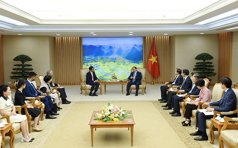 Quang cảnh buổi tiếp.