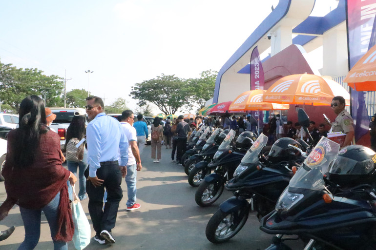 Hàng motor của lực lượng phản ứng nhanh.