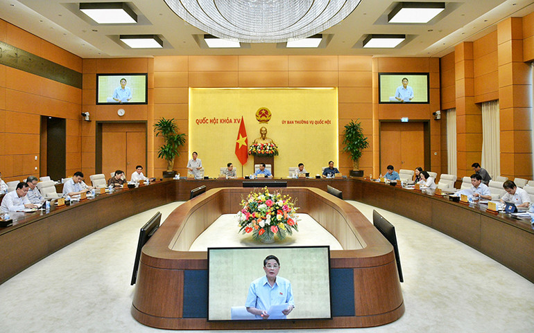 Quang cảnh phiên họp chiều 21/5. (Ảnh: Duy Linh).