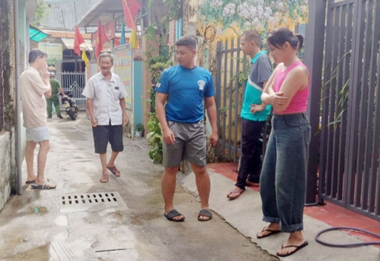 Khu vực xảy ra vụ đâm chết người trong đêm tại thành phố Tam Kỳ.