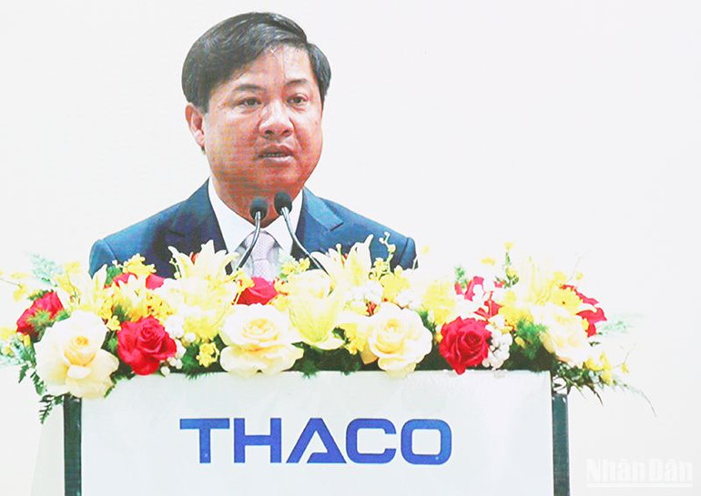 Đồng chí Lương Nguyễn Minh Triết, Ủy viên dự khuyết Ban chấp hành Trung ương Đảng, Bí thư Tỉnh ủy phát biểu tại buổi lễ. Đồng chí Lương Nguyễn Minh Triết, Ủy viên dự khuyết Ban chấp hành Trung ương Đảng, Bí thư Tỉnh ủy phát biểu tại buổi lễ.