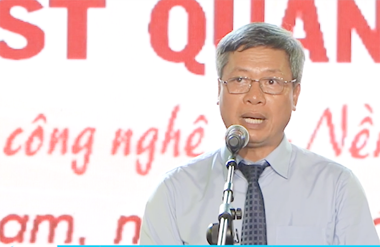 Quyền Chủ tịch Ủy ban nhân dân tỉnh Quảng Nam Hồ Quang Bửu phát biểu khai mạc sự kiện.