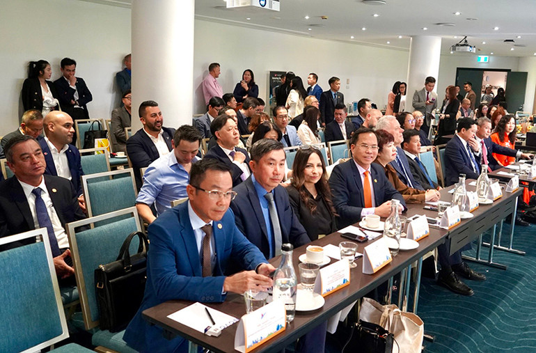 Quang cảnh sự kiện hoạt động quảng bá giới thiệu du lịch tại thành phố Sydney.