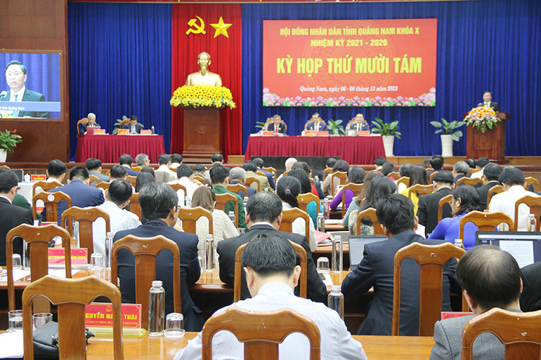 Quang cảnh kỳ họp.