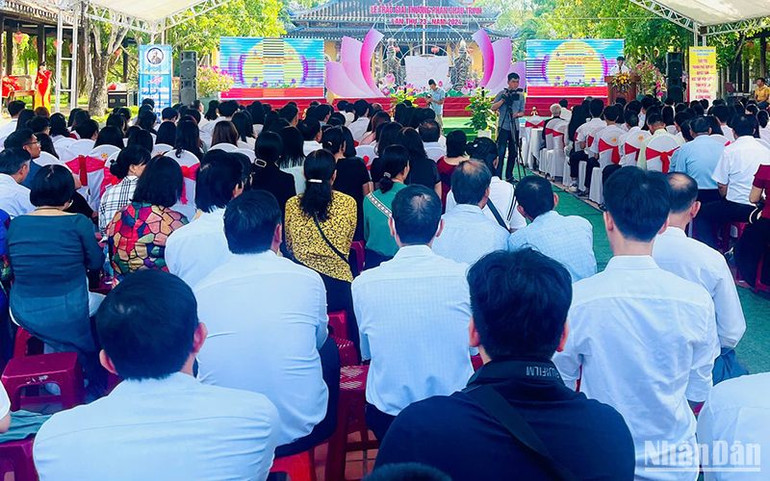 Quang cảnh buổi lễ trao Giải thưởng Phan Châu Trinh lần thứ 23.