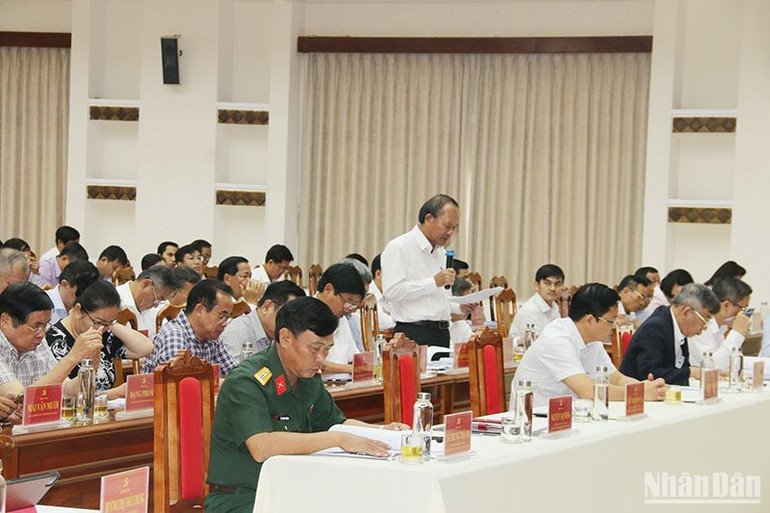 Giám đốc Sở Nông nghiệp và Phát triển nông thôn Quảng Nam Phạm Viết Tích đề xuất nhiều giải pháp nhằm thực hiện có hiệu quả nhiệm vụ công tác 3 tháng cuối năm 2024.