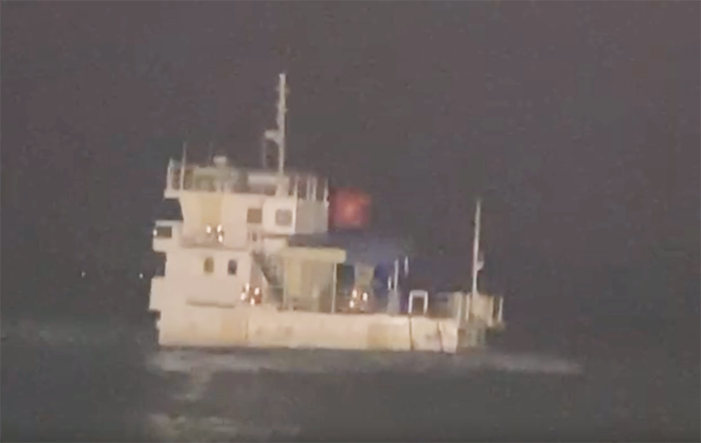 Tàu Nam Phát 01 bị nạn trên vùng biển Quảng Nam.