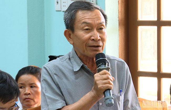 Cử tri xã Tân Hiệp đề nghị hỗ trợ phương tiện để cấp cứu bệnh nhân và chở lương thực, thực phẩm ra đảo Cù Lao Chàm.