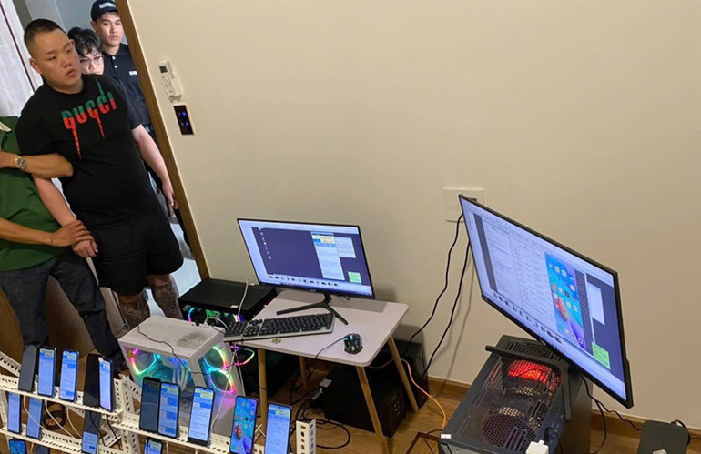 Tang vật thu giữ.