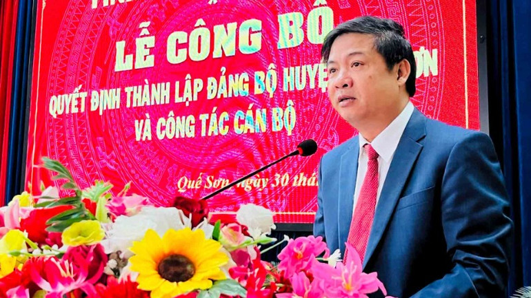 Bí thư Tỉnh ủy Lương Nguyễn Minh Triết phát biểu tại buổi lễ.