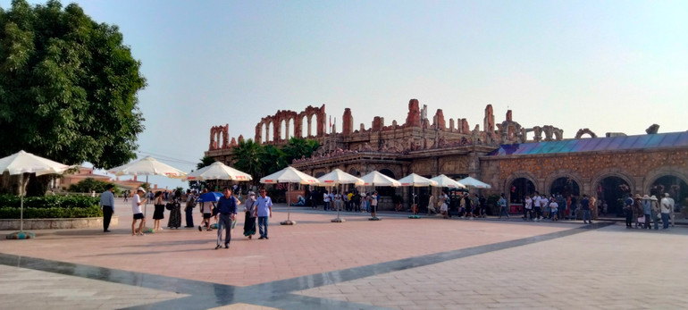 Đường lên cáp treo Hòn Thơm, thành phố Phú Quốc.