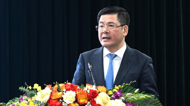 Bộ trưởng Nguyễn Hồng Diên phát biểu bế mạc Hội nghị.