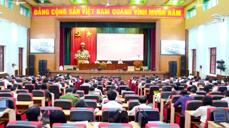 Quang cảnh hội thảo. (Ảnh: PHẠM CƯỜNG)