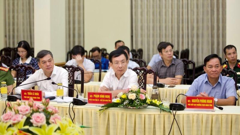 Các đại biểu tỉnh Nam Định dự Hội thảo.