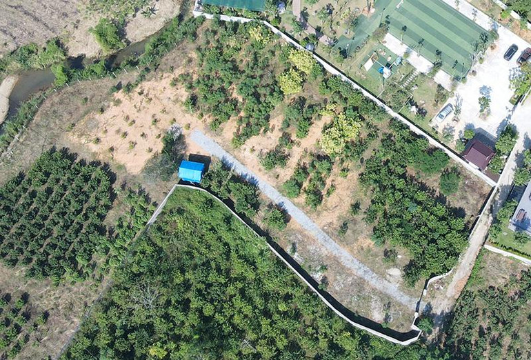 Diện tích đất của bà Cao Thị Hậu tại tổ 1, phường Mỹ Lâm xây dựng 7 nhà khung thép trái phép đã bị buộc dỡ bỏ.