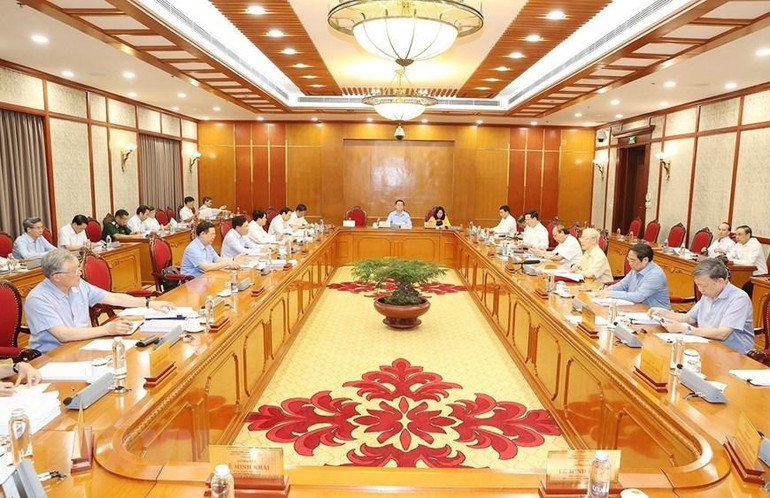 Quang cảnh cuộc họp. (Ảnh: Trí Dũng/TTXVN)