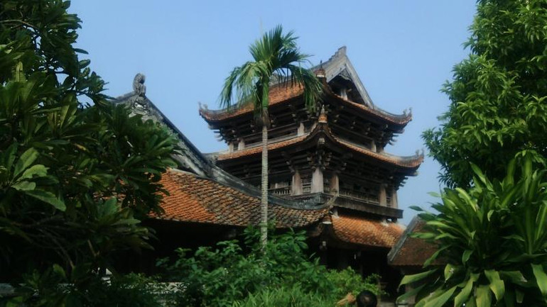 Gác chuông chùa Keo, một biểu tượng văn hóa của tỉnh Thái Bình.