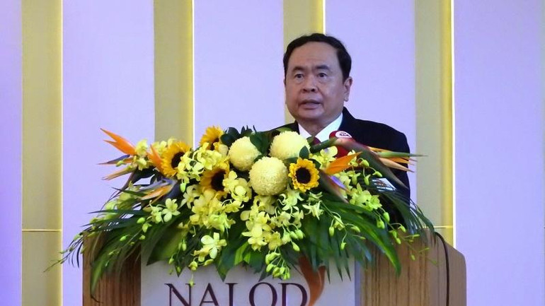 Phó Chủ tịch Thường trực Quốc hội Trần Thanh Mẫn: Hội nghị là cơ hội trao đổi kinh nghiệm thực tiễn, thúc đẩy hợp tác.