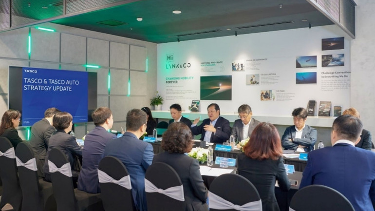 Đoàn Lãnh đạo cấp cao Mitsui và Tasco họp bàn chiến lược tại Lynk & Co Club - thuộc hệ thống Tasco Auto.