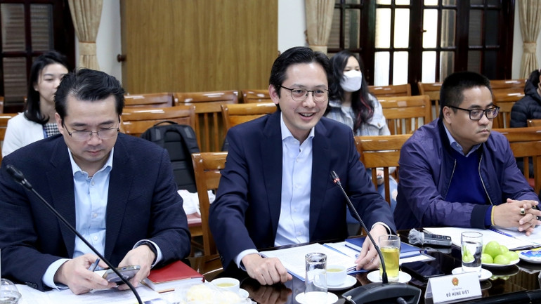 Thứ trưởng Đỗ Hùng Việt phát biểu tại cuộc họp. Thứ trưởng Đỗ Hùng Việt phát biểu tại cuộc họp.