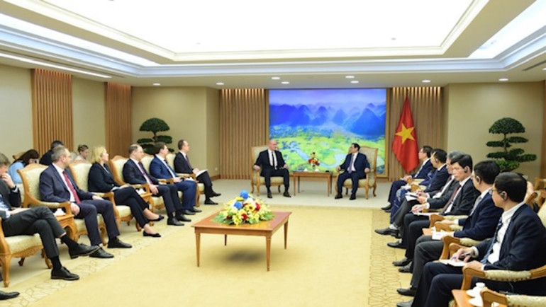 Quang cảnh buổi tiếp.