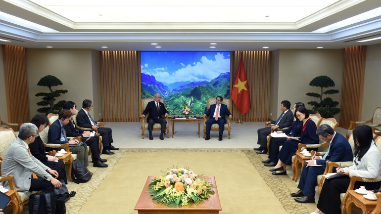 Quang cảnh buổi tiếp.