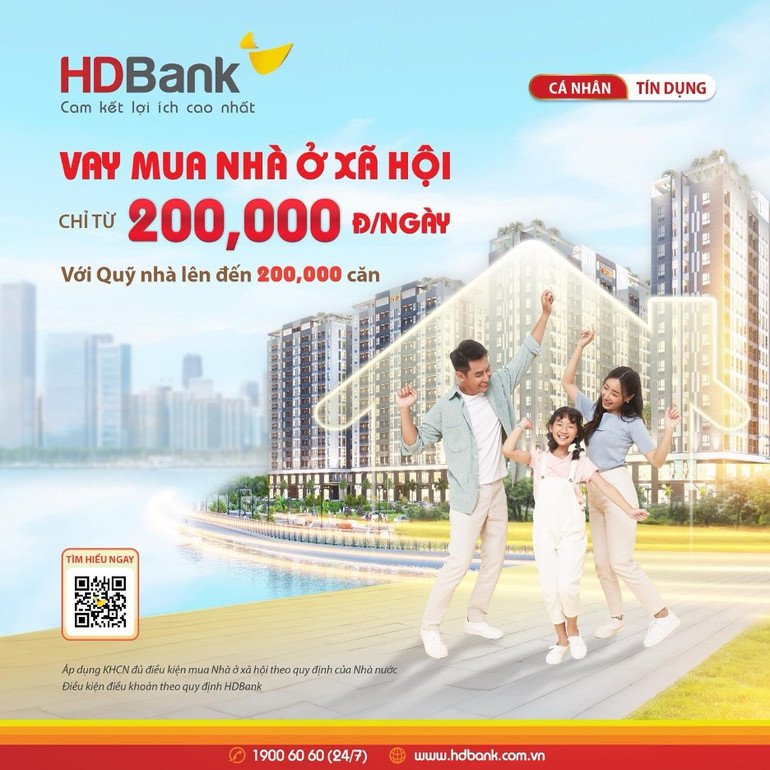 Vay dài, trả nhẹ - HDBank tiếp sức người trẻ an cư.