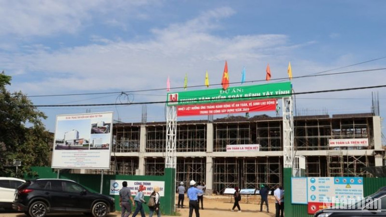 Phấn đấu đưa dự án Trung tâm Kiểm soát bệnh tật tỉnh Quảng Ngãi hoàn thành dự án trước ngày 30/6/2024.