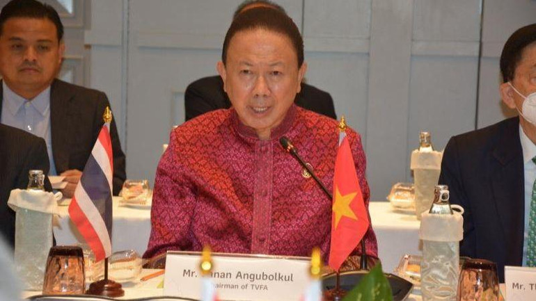 Chủ tịch Hội Hữu nghị Thái Lan-Việt Nam Sanan Angubolkul.