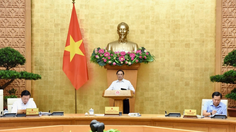 Thủ tướng Phạm Minh Chính dự và chỉ đạo Hội nghị.