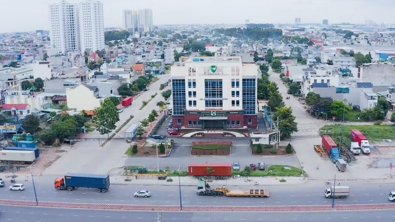 Một góc thành phố Dĩ An.