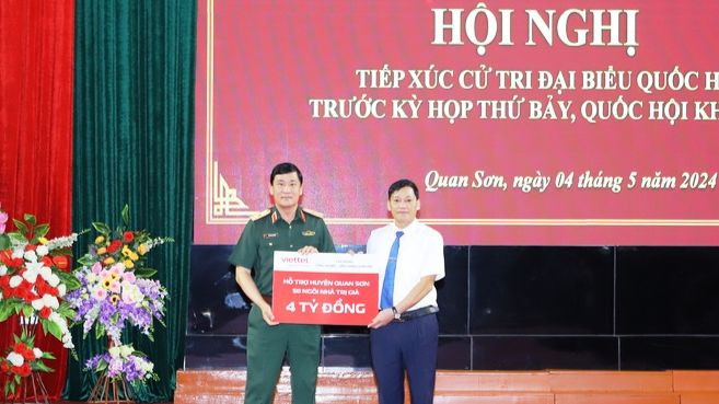 Doanh nghiệp đồng hành cùng hộ nghèo ở huyện Quan Sơn cải thiện khó khăn về nhà ở. Doanh nghiệp đồng hành cùng hộ nghèo ở huyện Quan Sơn cải thiện khó khăn về nhà ở.
