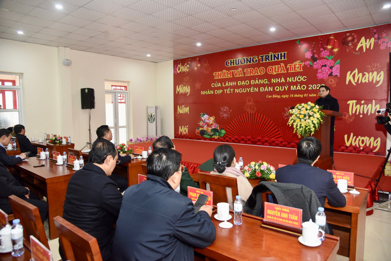 Thủ tướng Phạm Minh Chính phát biểu tại chương trình. (Ảnh: Trần Hải)