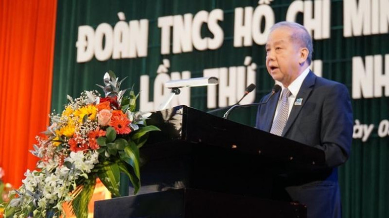 Đồng chí Phó Bí thư Thường trực Tỉnh ủy Thừa Thiên Huế Phan Ngọc Thọ phát biểu chỉ đạo tại Đại hội.