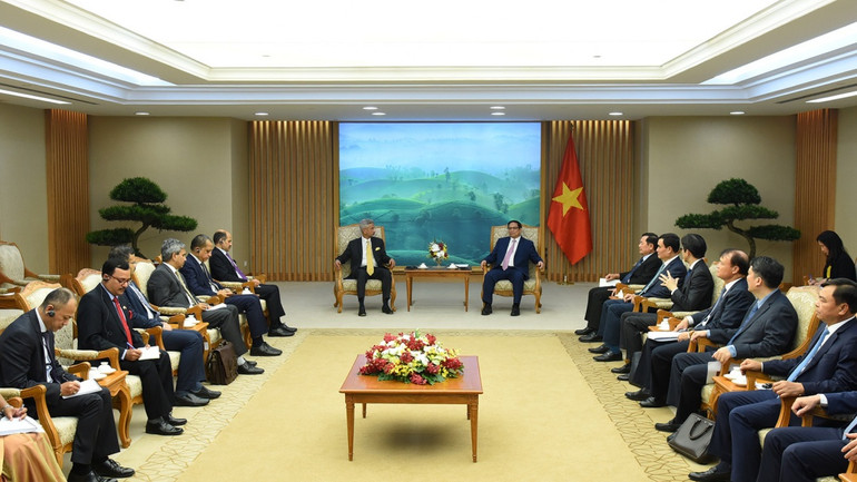 Quang cảnh buổi tiếp.