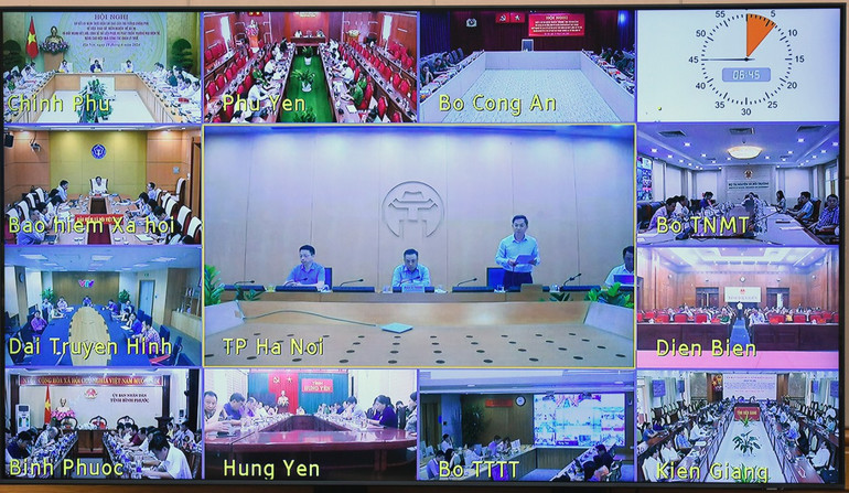 Phó Chủ tịch Ủy ban nhân dân thành phố Hà Nội Hà Minh Hải thông tin về kết quả thực hiện Đề án 06 tại Hà Nội.