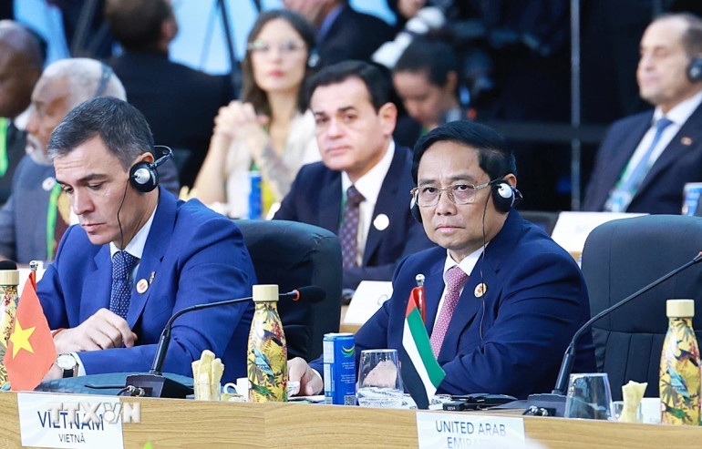 Thủ tướng Phạm Minh Chính dự Phiên thảo luận “Cải cách các thể chế quản trị toàn cầu”. (Ảnh: Dương Giang/TTXVN) Thủ tướng Phạm Minh Chính dự Phiên thảo luận “Cải cách các thể chế quản trị toàn cầu”. (Ảnh: Dương Giang/TTXVN)