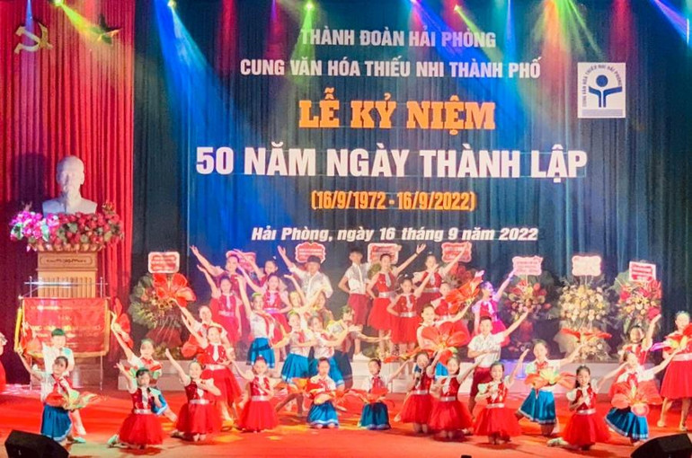Hoạt động văn hóa, văn nghệ là điểm nổi bật của Cung Văn hóa thiếu nhi Hải Phòng.