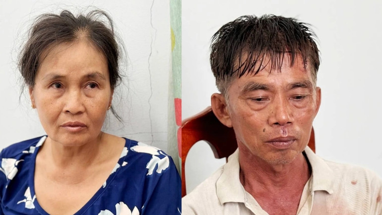 Hai đối tượng Lê Thị Ngọc Nhan và Lê Văn Điền.