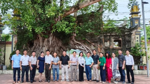 Các họa sĩ đi thực tế.