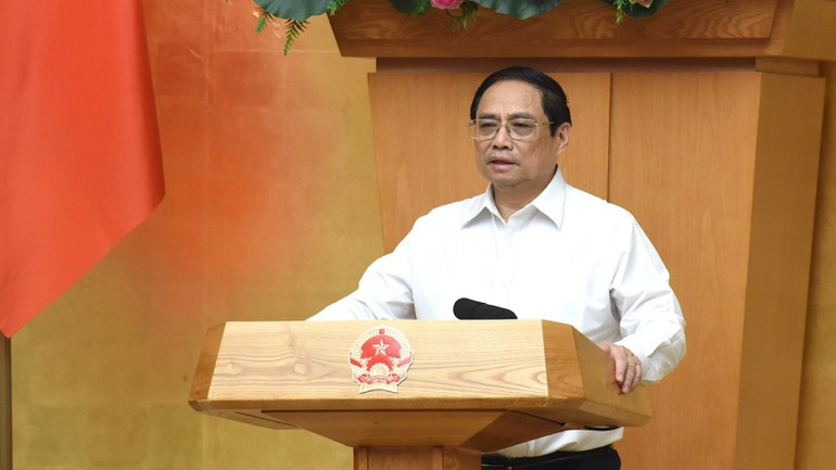 Thủ tướng Phạm Minh Chính phát biểu chỉ đạo tại Hội nghị.