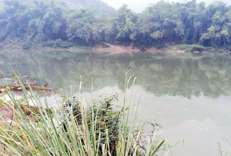 Bến đò Km59 nơi xảy ra vụ việc.