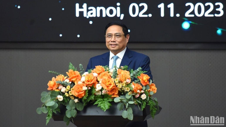 Thủ tướng Phạm Minh Chính phát biểu tại Diễn đàn.