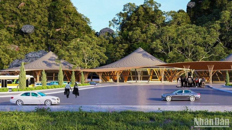 Phối cảnh trạm dừng nghỉ Mộc An.