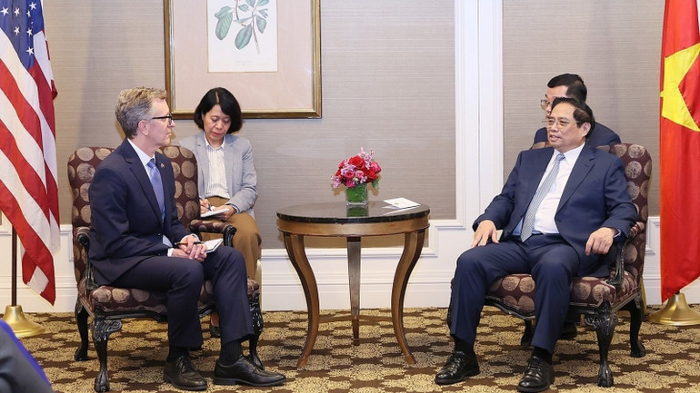 Thủ tướng khuyến khích Oregon và Việt Nam thúc đẩy quan hệ kinh tế-thương mại-đầu tư để khai thác hiệu quả tiềm năng và dư địa hợp tác.